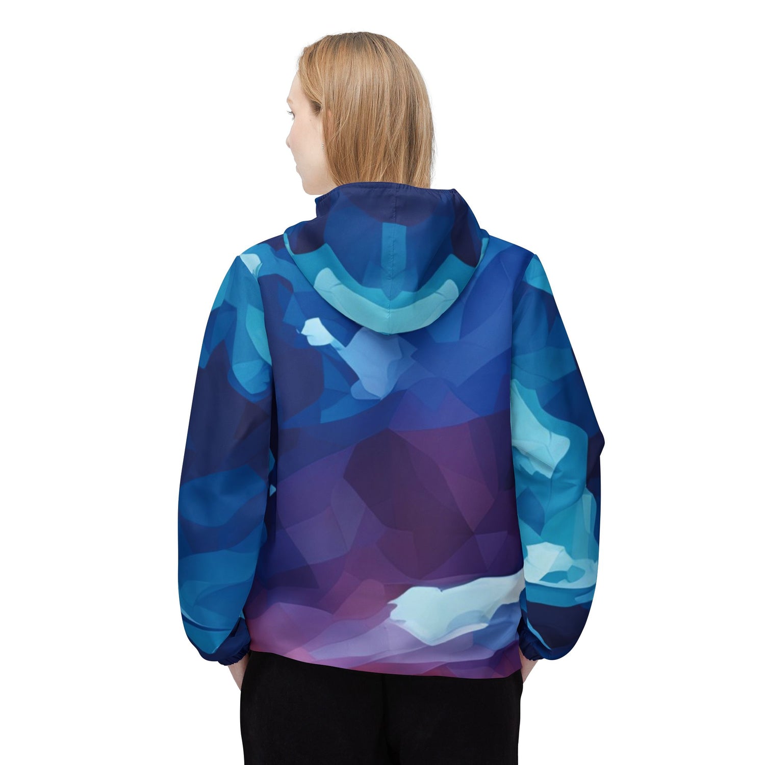 Windbreaker Jacket - Poly Art - Sunset Sky (Variant 2)