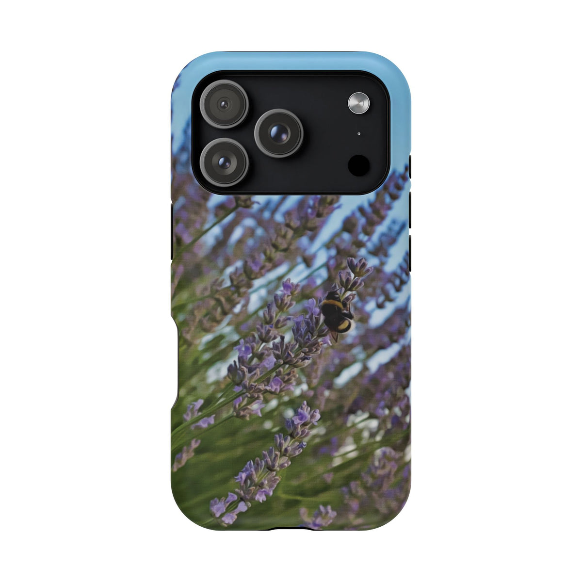 Magnetic Tough Phone Case - Flower of Lavender with Bombus