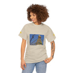 Unisex Heavy Cotton Tee - Nepal, Buddha's Eyes (Variant 2)