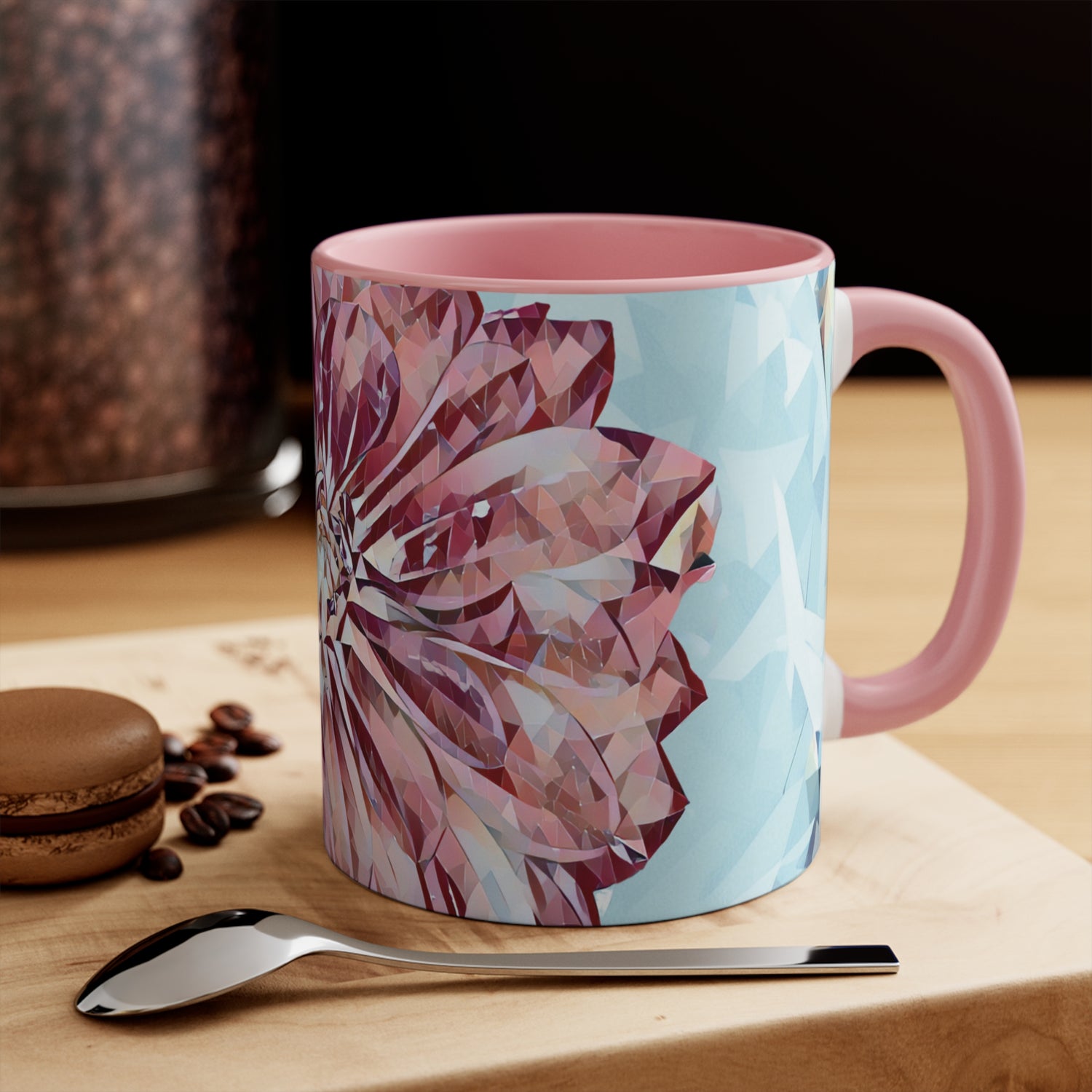 Mug 11oz - Poly Art - Flower of Dahlia (Variant 2)