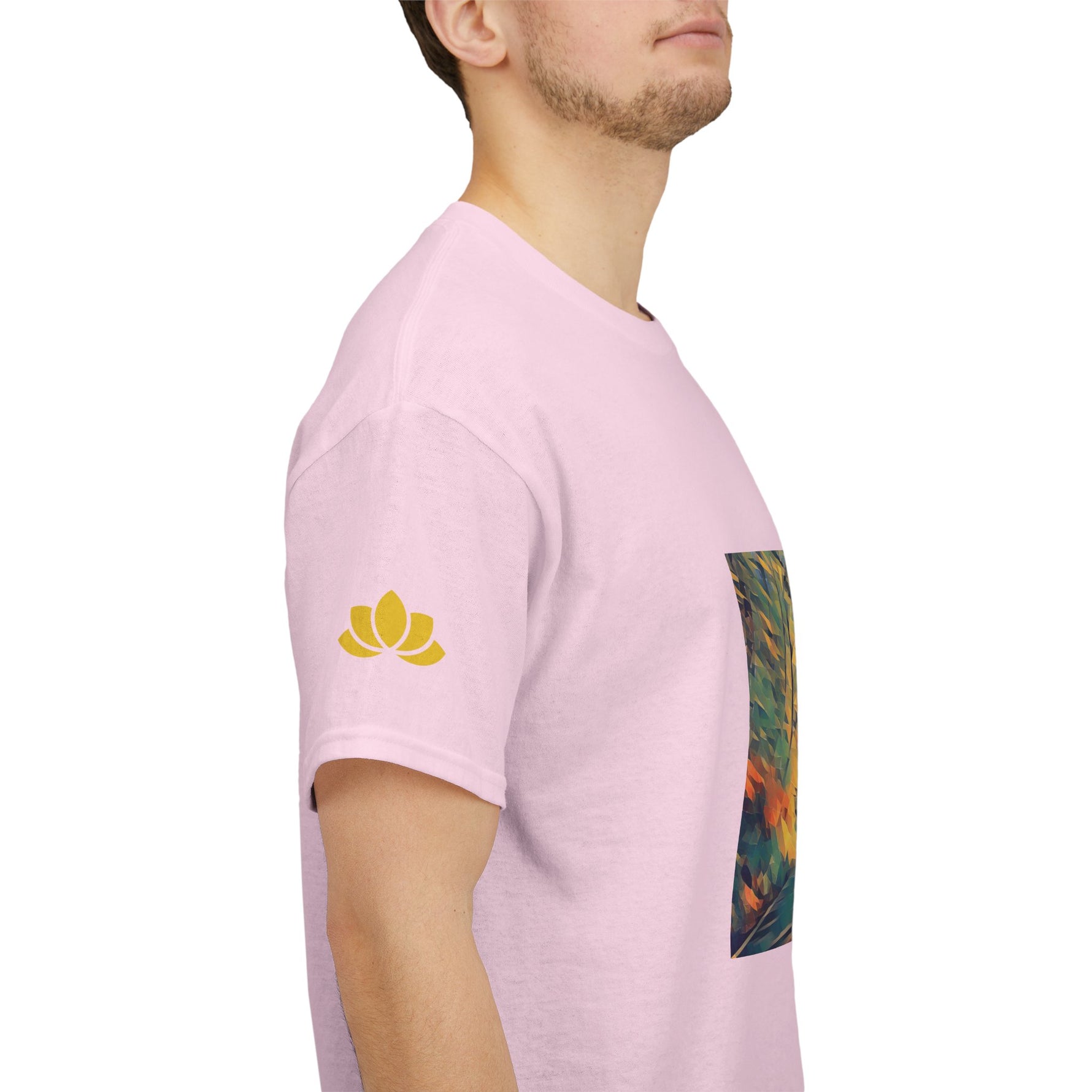 Unisex Heavy Cotton Tee - Poly Art - Forest (Variant 1)