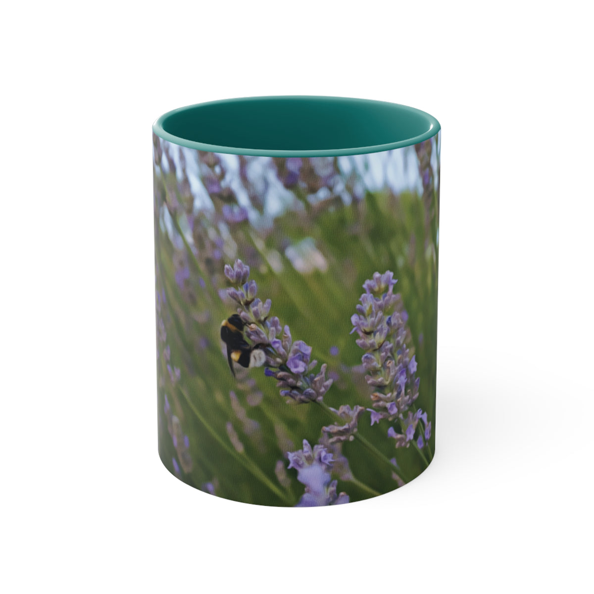 Mug 11oz - Flower of Lavender with Bombus Insect (Variant 2)