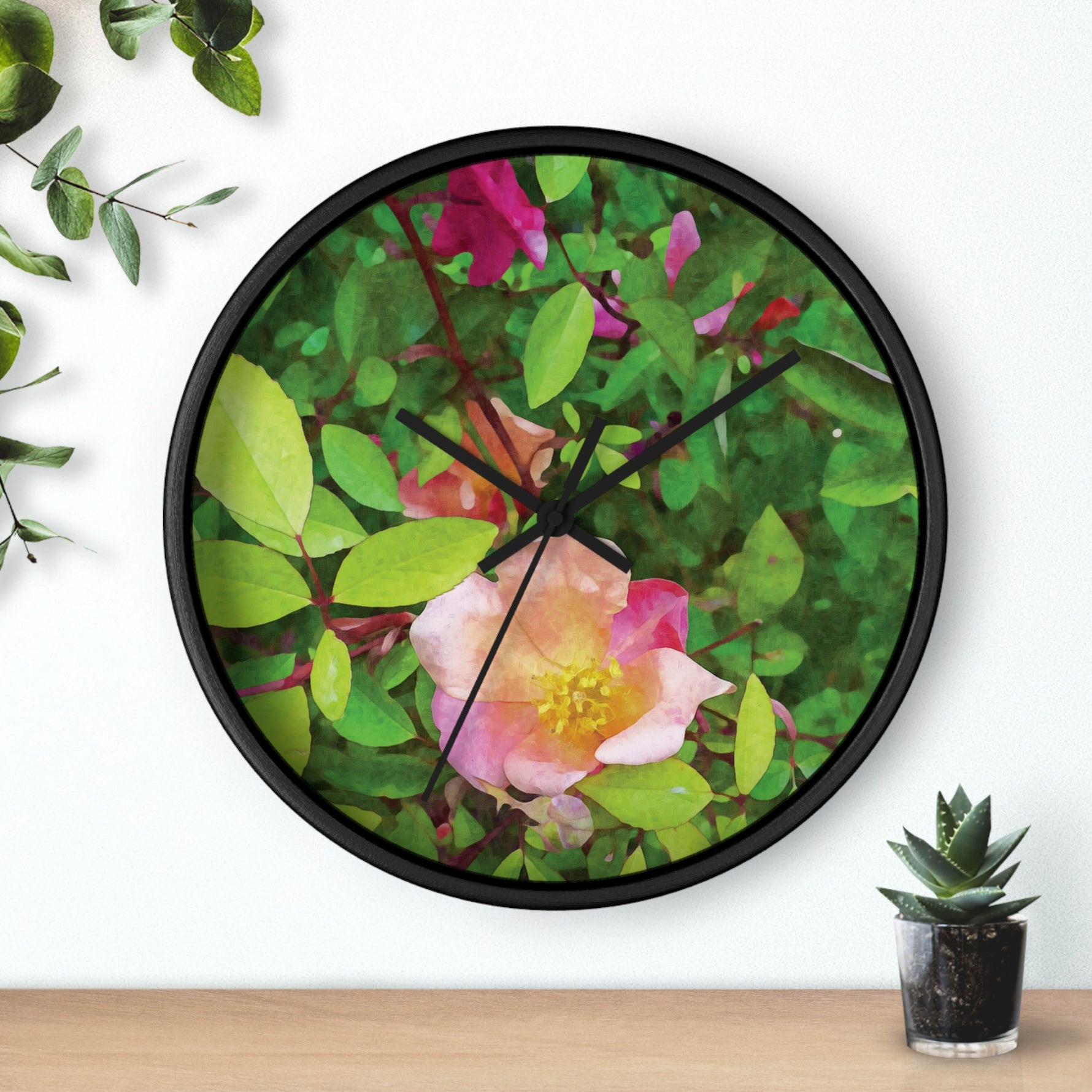 Wall Clock - Flower of Rose