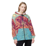 Windbreaker Jacket - Poly Art - Flower of Dahlia (Variant 1)