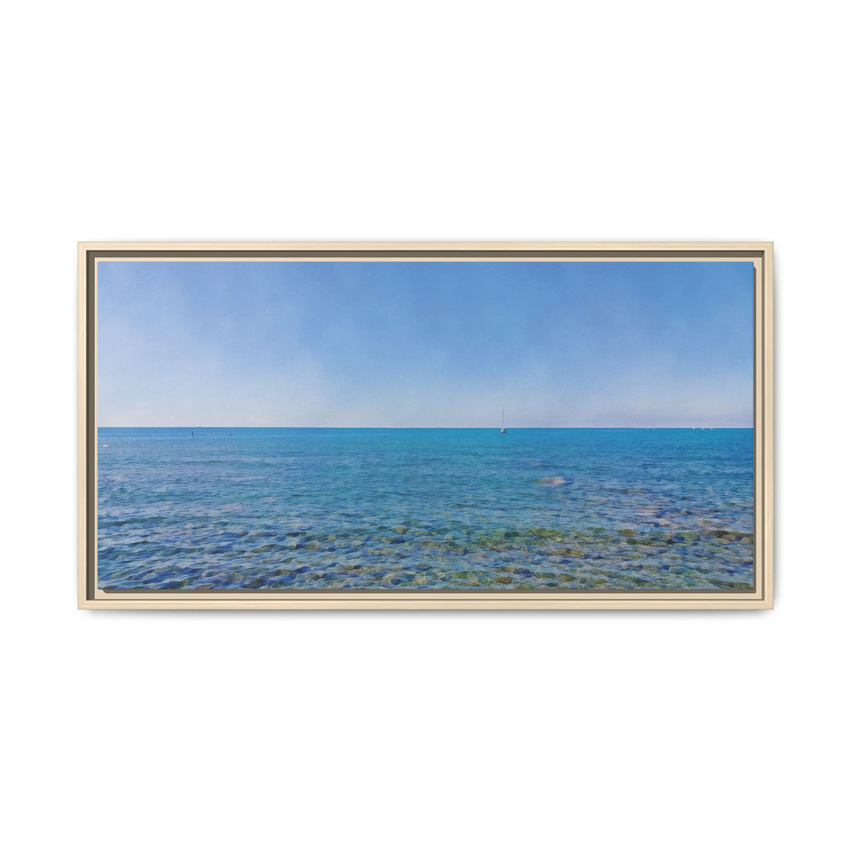 Sea (Horizon) | Framed Canvas