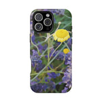 Magnetic Tough Phone Case - Flower of Lavender and Chamomile