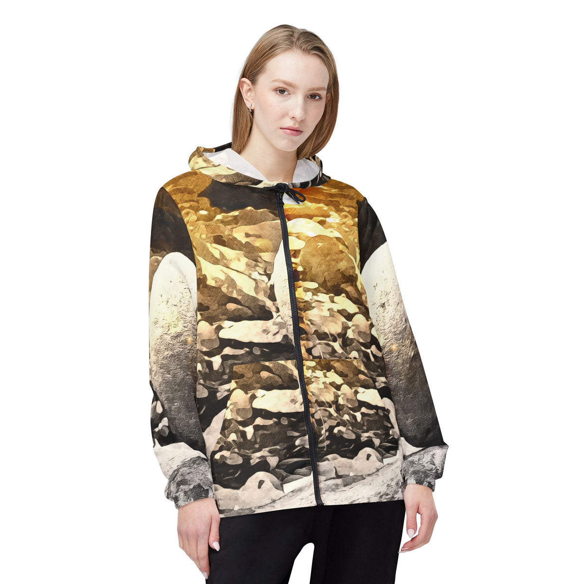 Windbreaker Jacket - Stone Balance (Variant 1)