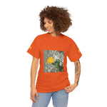 Unisex Heavy Cotton Tee - Poly Art - Flower of Calendula (Variant 1)