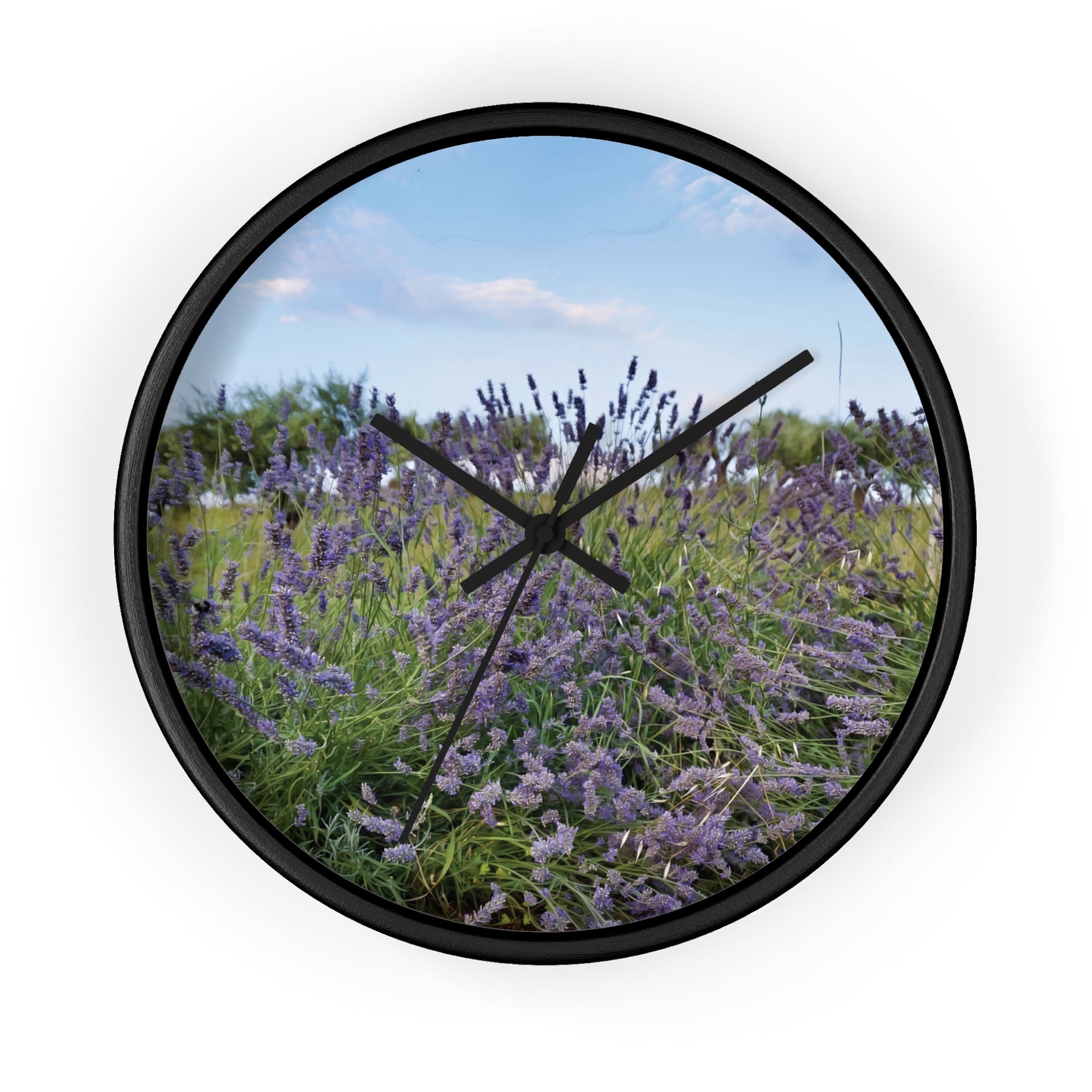 Wall Clock - Flower of Lavender (Variant 1)
