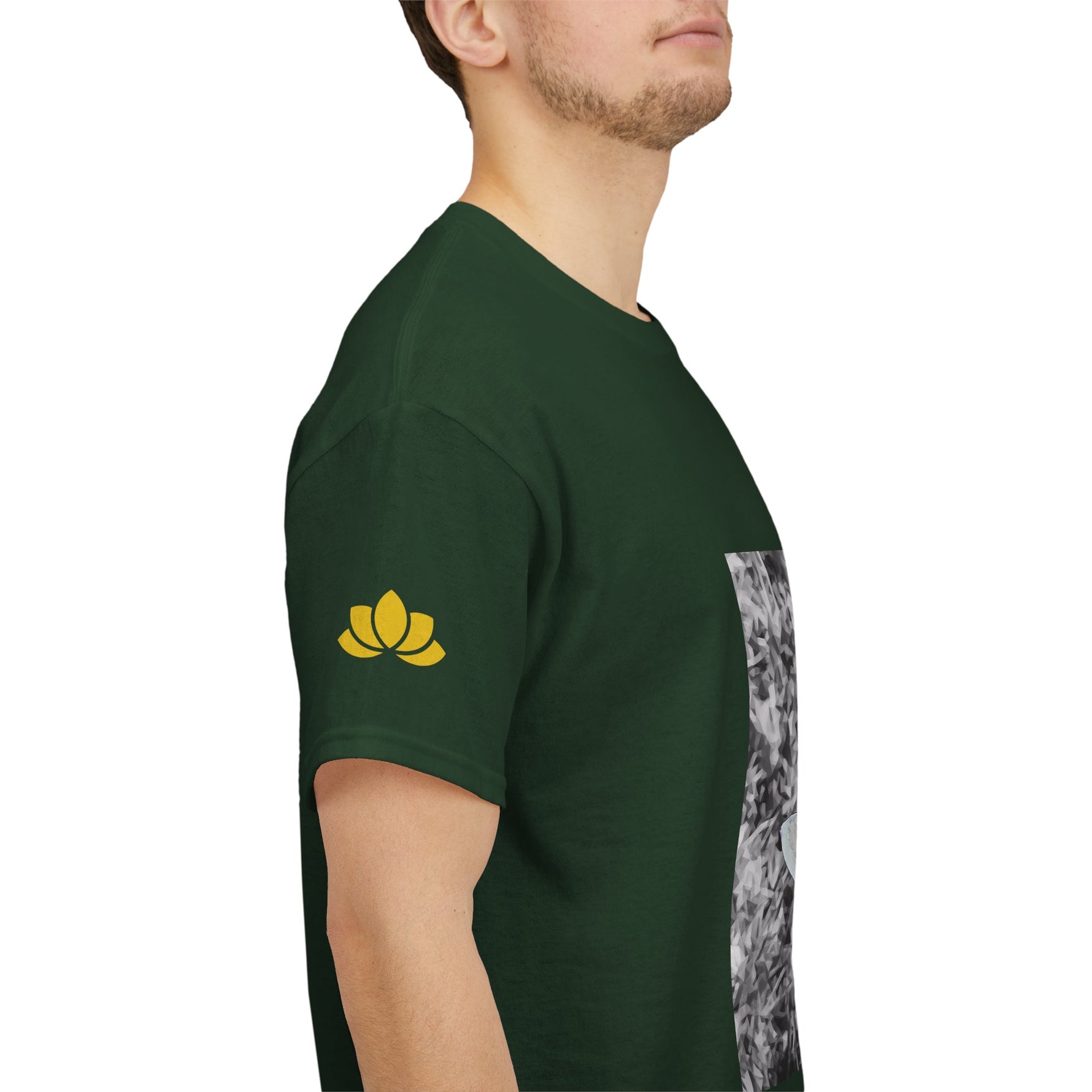 Unisex Heavy Cotton Tee - Poly Art - Flower of Anemone