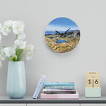 Acrylic Wall Clock - Poly Art - Rila Lakes, Bulgaria