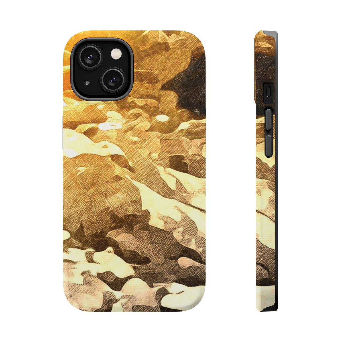 Magnetic Tough Phone Case - Golden Reflections (Variant 1)