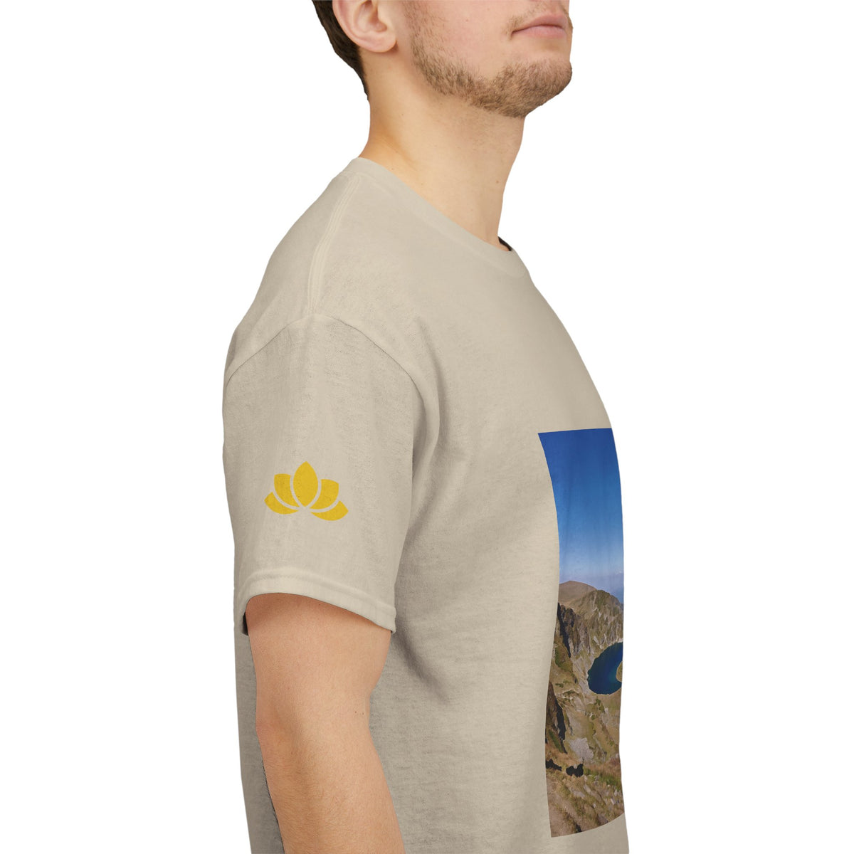Unisex Heavy Cotton Tee - Rila Lakes (Variant 2)