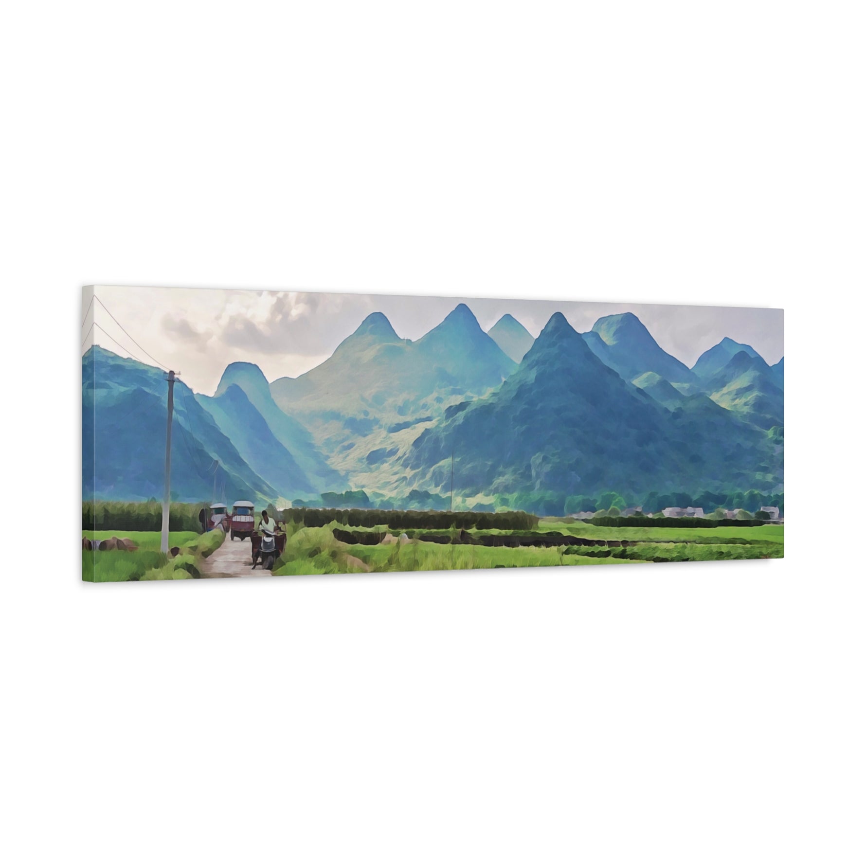 Stretched Matte Canvas - China's Guilin Hills