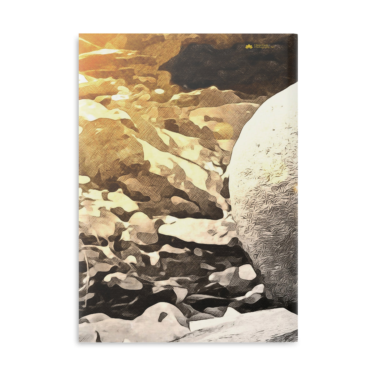 Hardcover Notebook with Puffy Covers - Stone Balance (Variant 1)