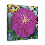 Stretched Matte Canvas - Flower of Dahlia