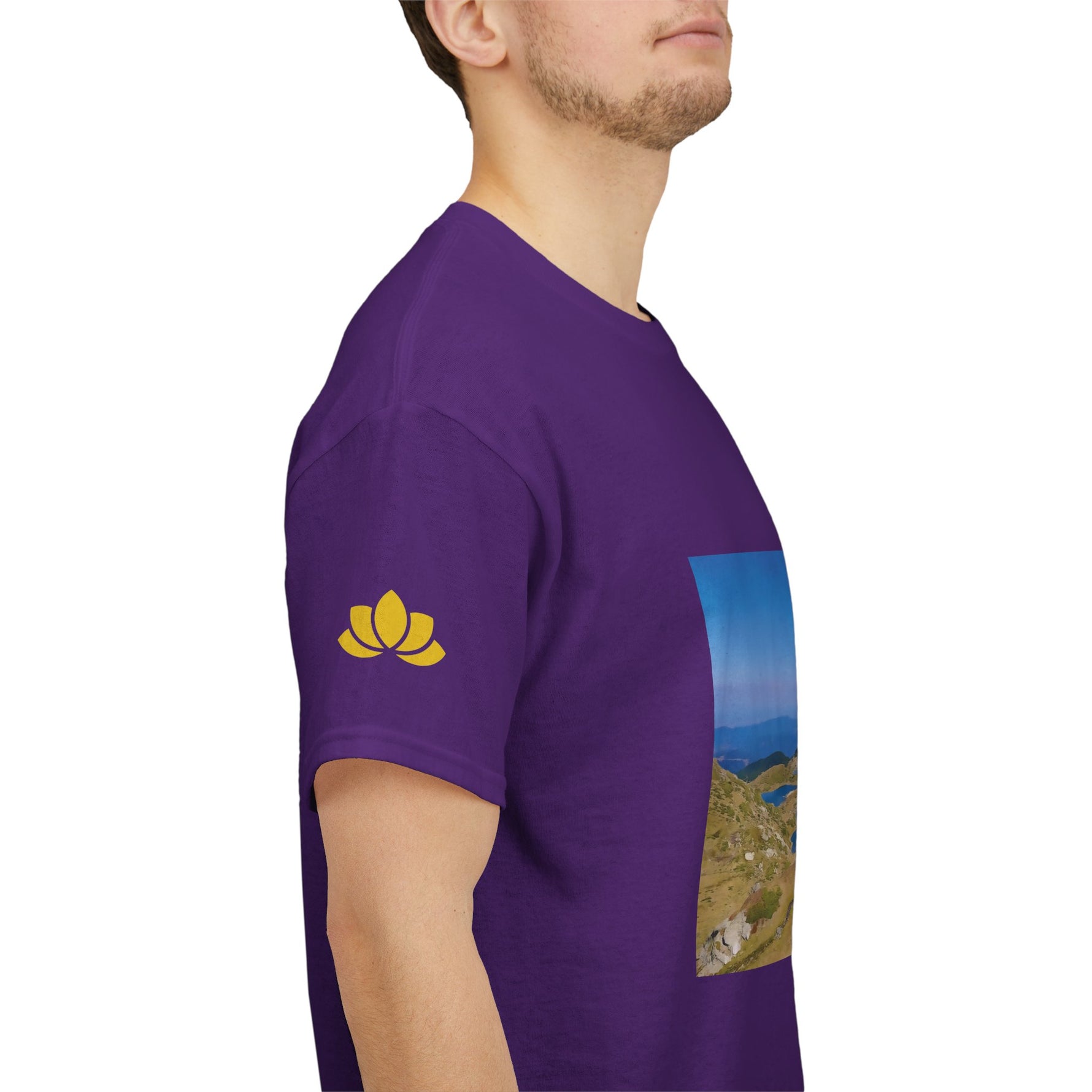 Unisex Heavy Cotton Tee - Rila Lakes (Variant 1)