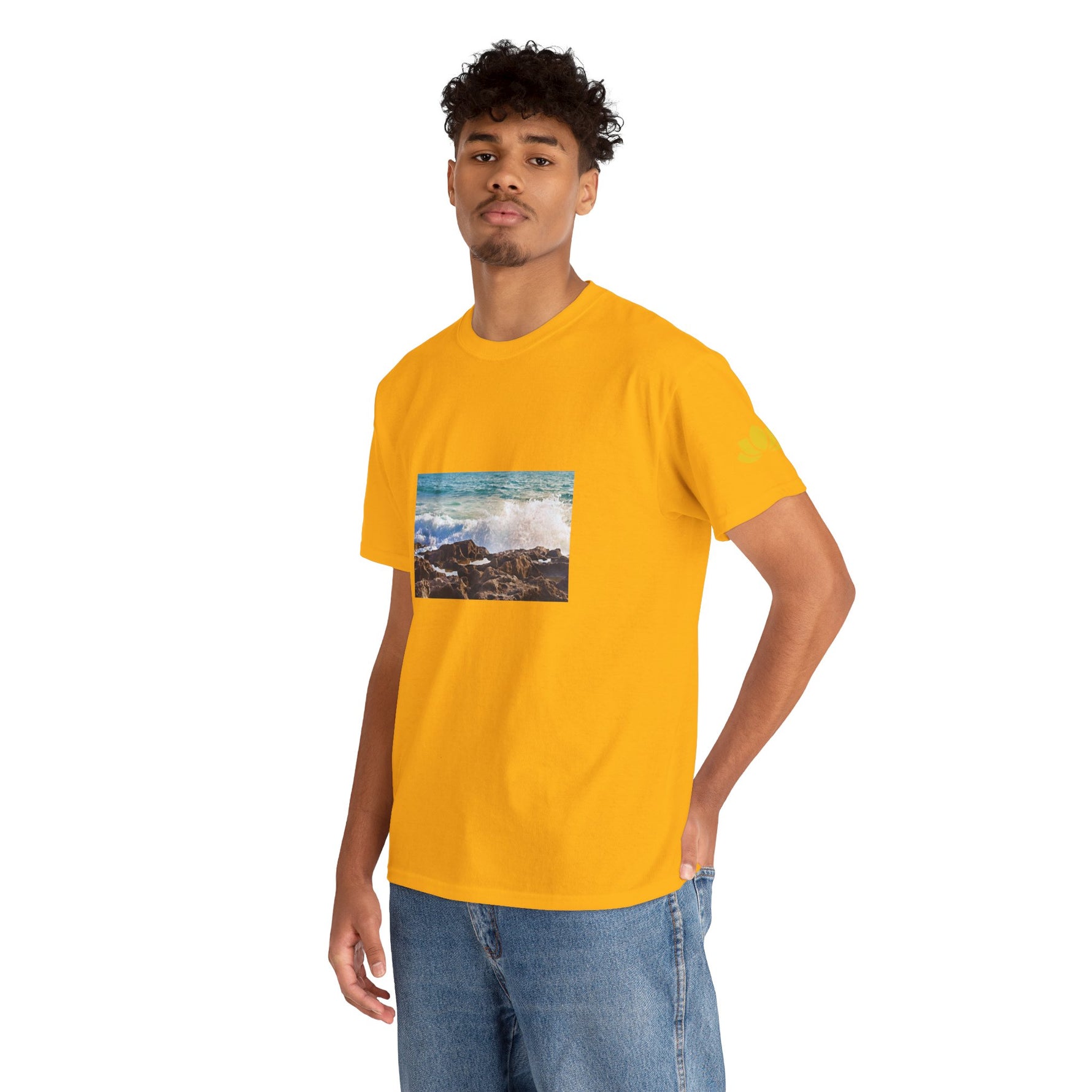 Unisex Heavy Cotton Tee - Sea (Variant 4)
