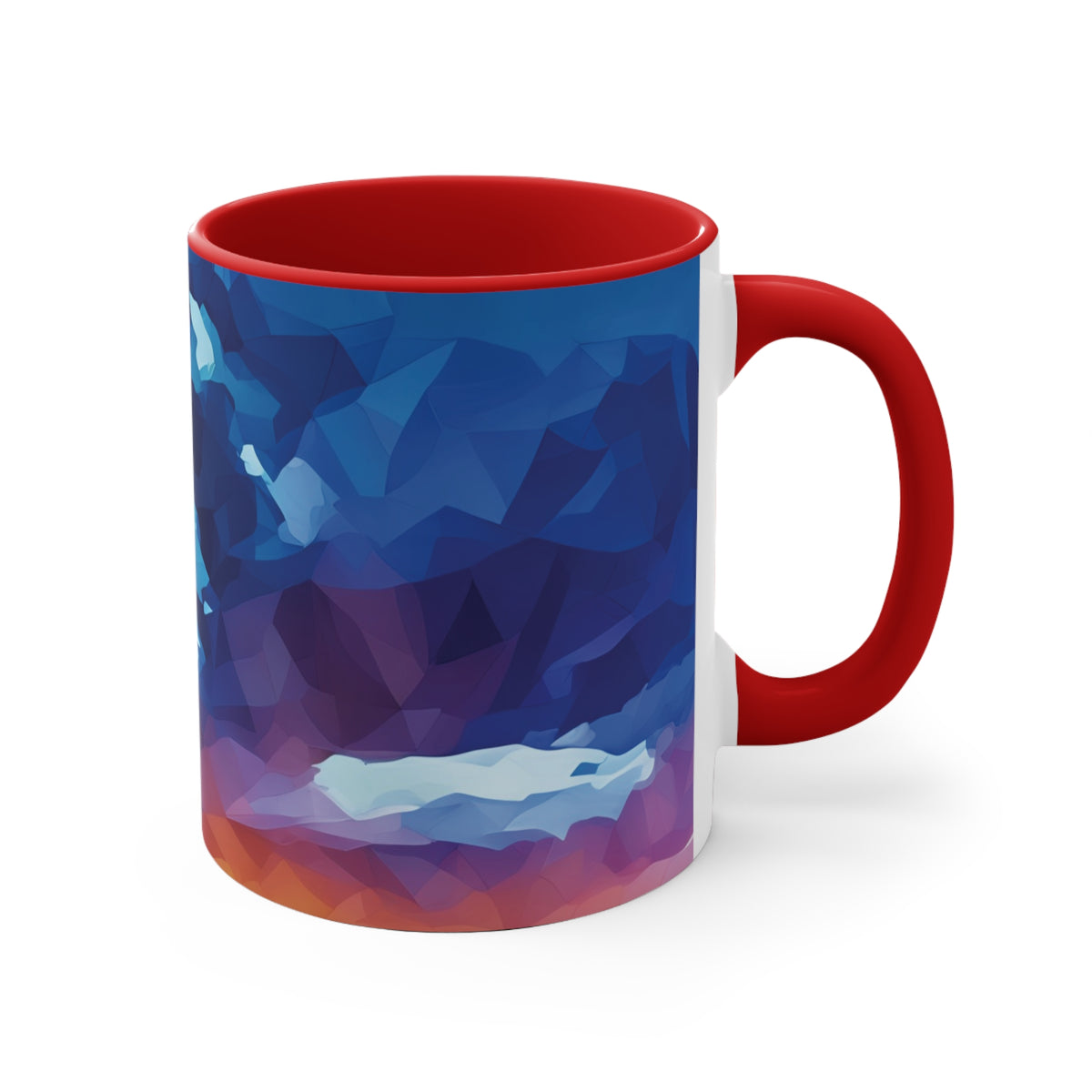 Mug 11oz - Poly Art - Sunset Sky (Variant 2)