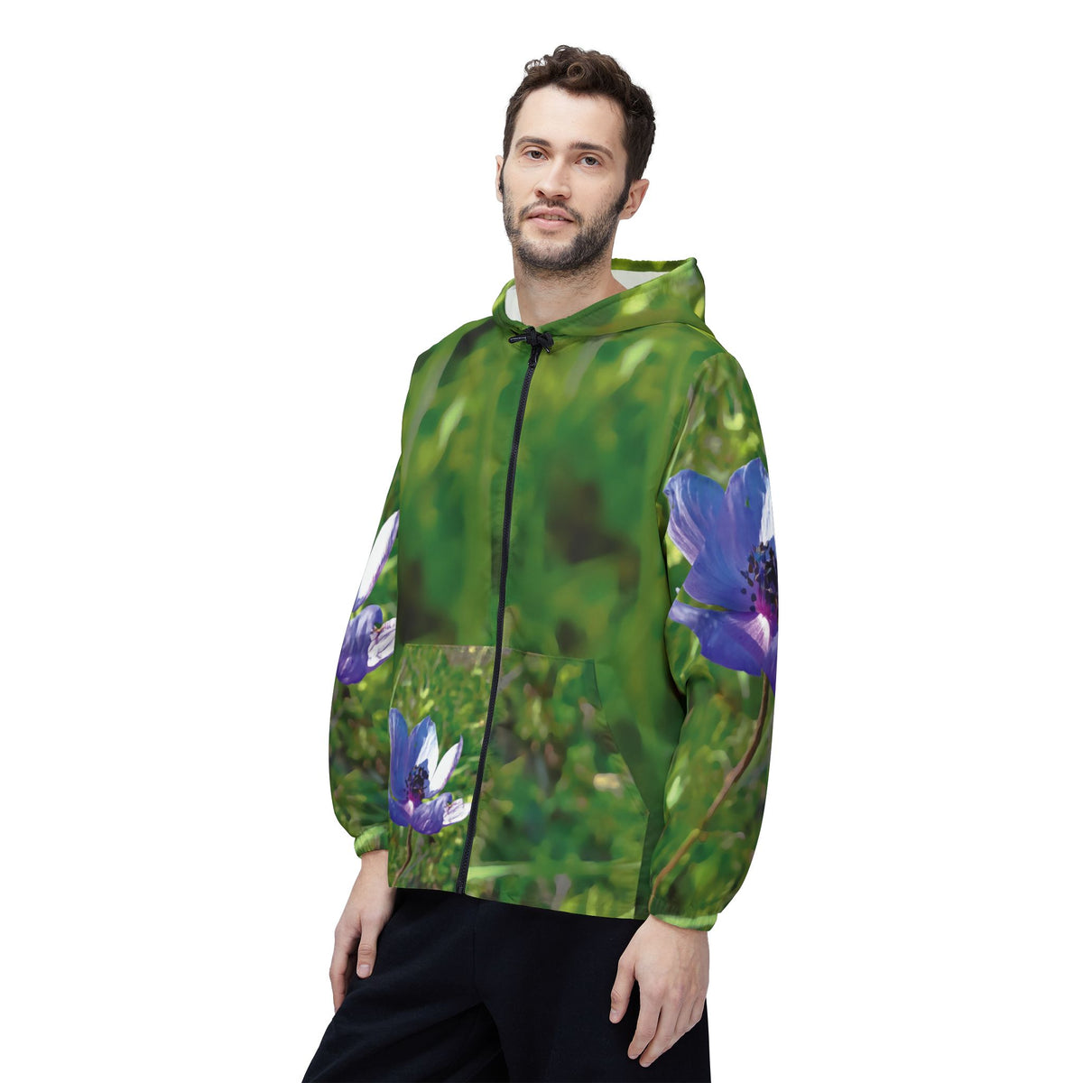 Windbreaker Jacket - Flower of Anemone