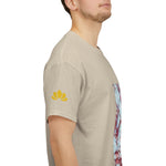 Unisex Heavy Cotton Tee - Poly Art - Apple's Tree Flower (Variant 4)