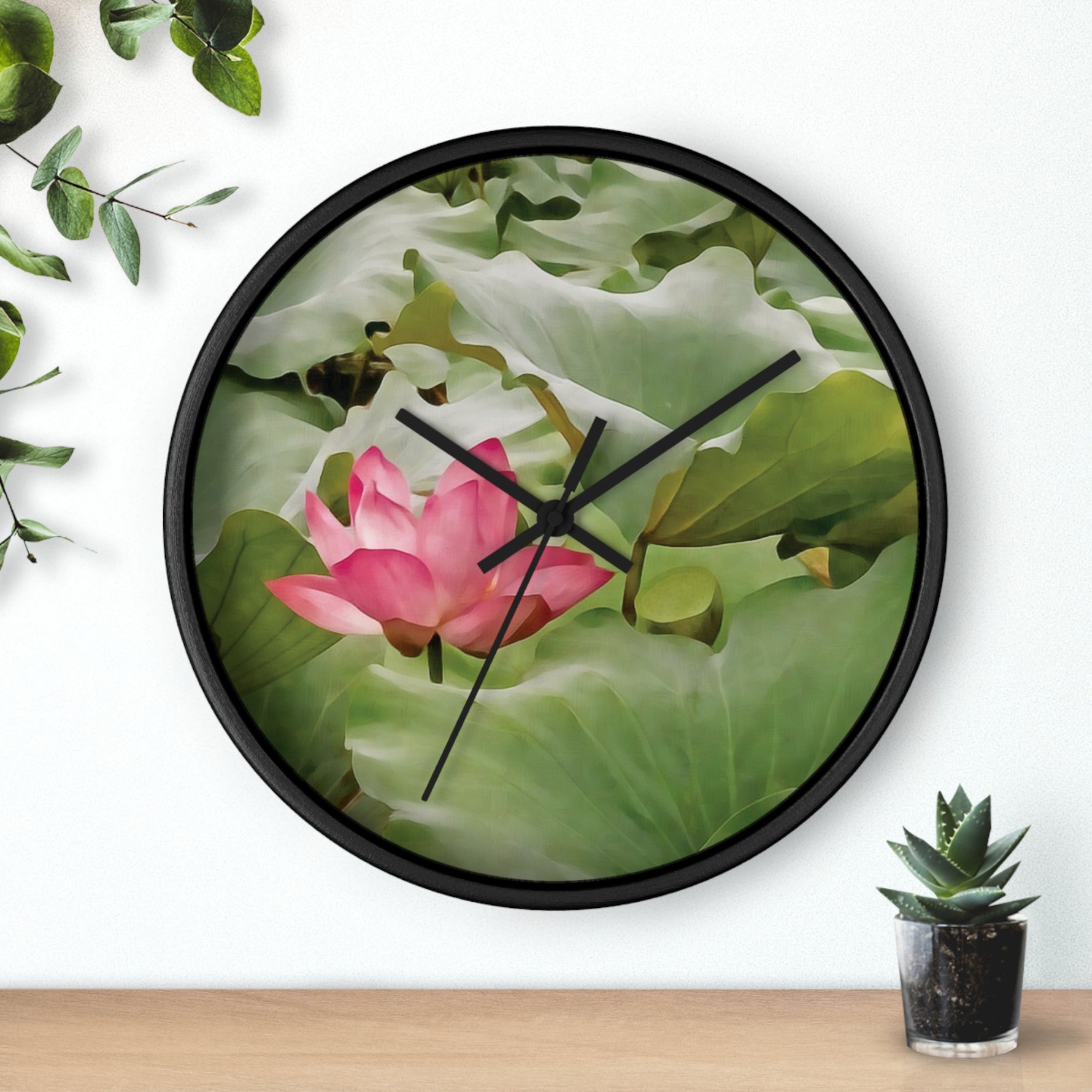 Wall Clock - Flower of Lotus (Variant 1)
