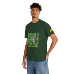 Unisex Heavy Cotton Tee - Flower of Malva Sylvestris