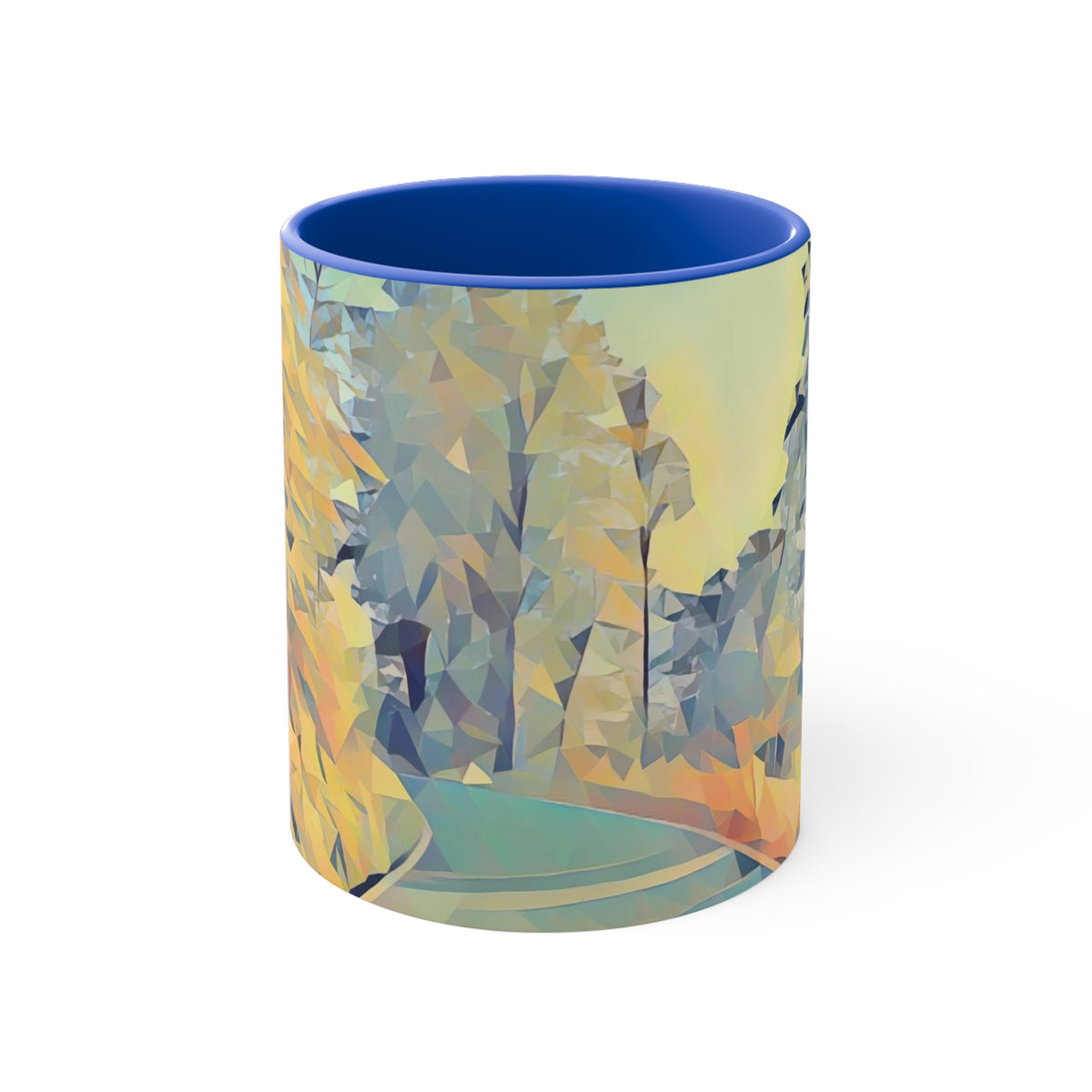 Mug 11oz - Poly Art - Forest (Variant 02)