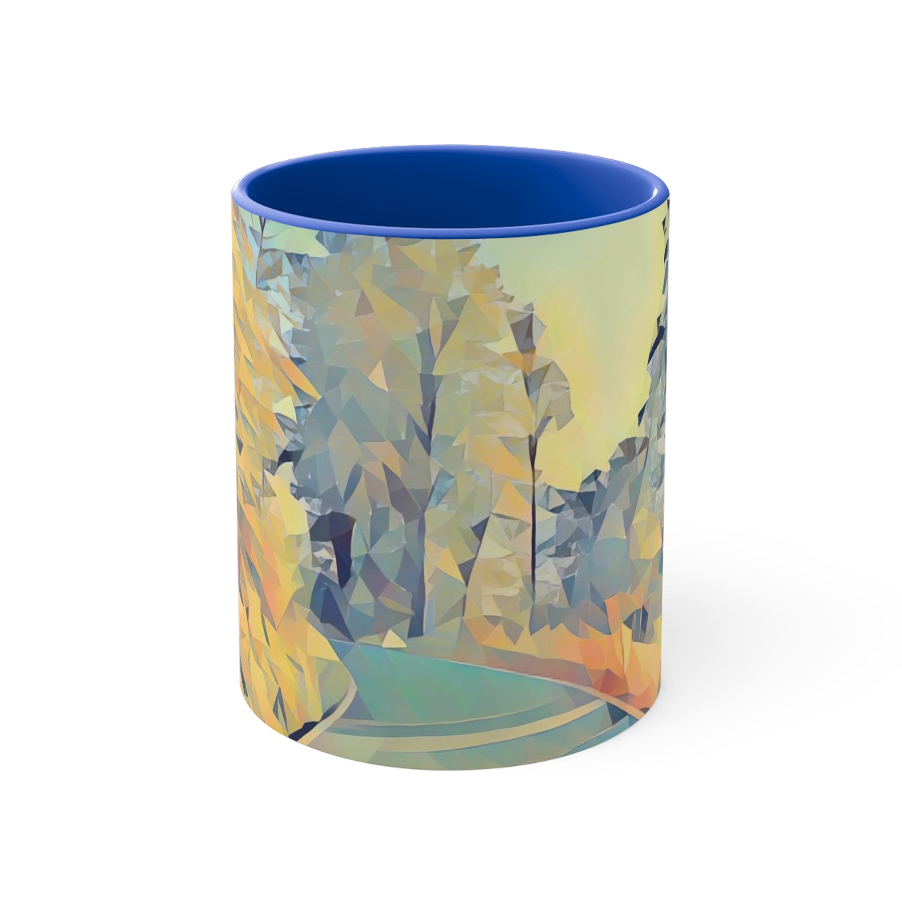 Mug 11oz - Poly Art - Forest (Variant 02)