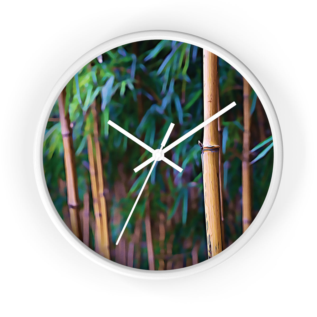 Wall Clock - Bamboo (Variant 2)