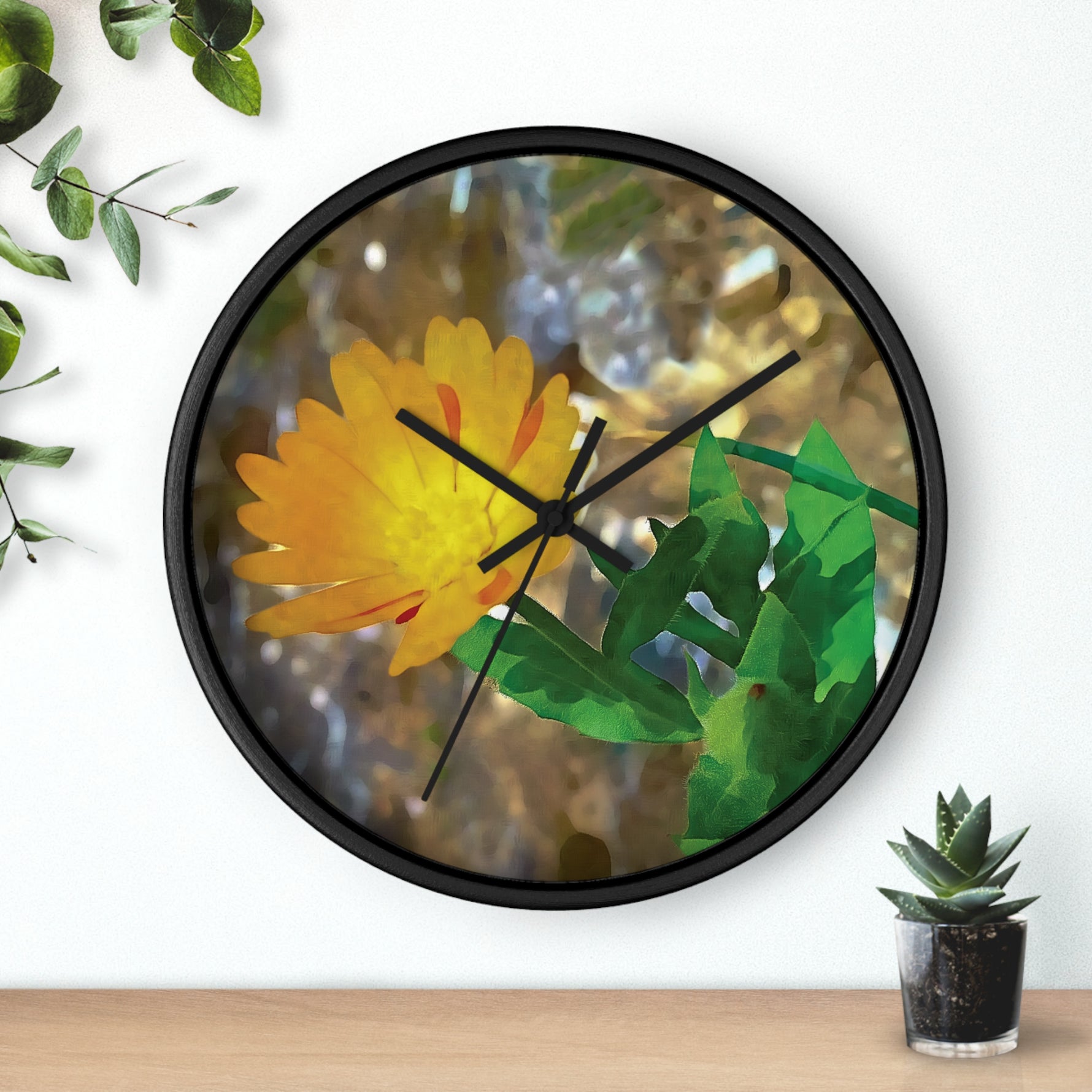 Wall Clock - Flower of Calendula