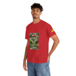 Unisex Heavy Cotton Tee - Poly Art - Flower of Lotus (Variant 2)