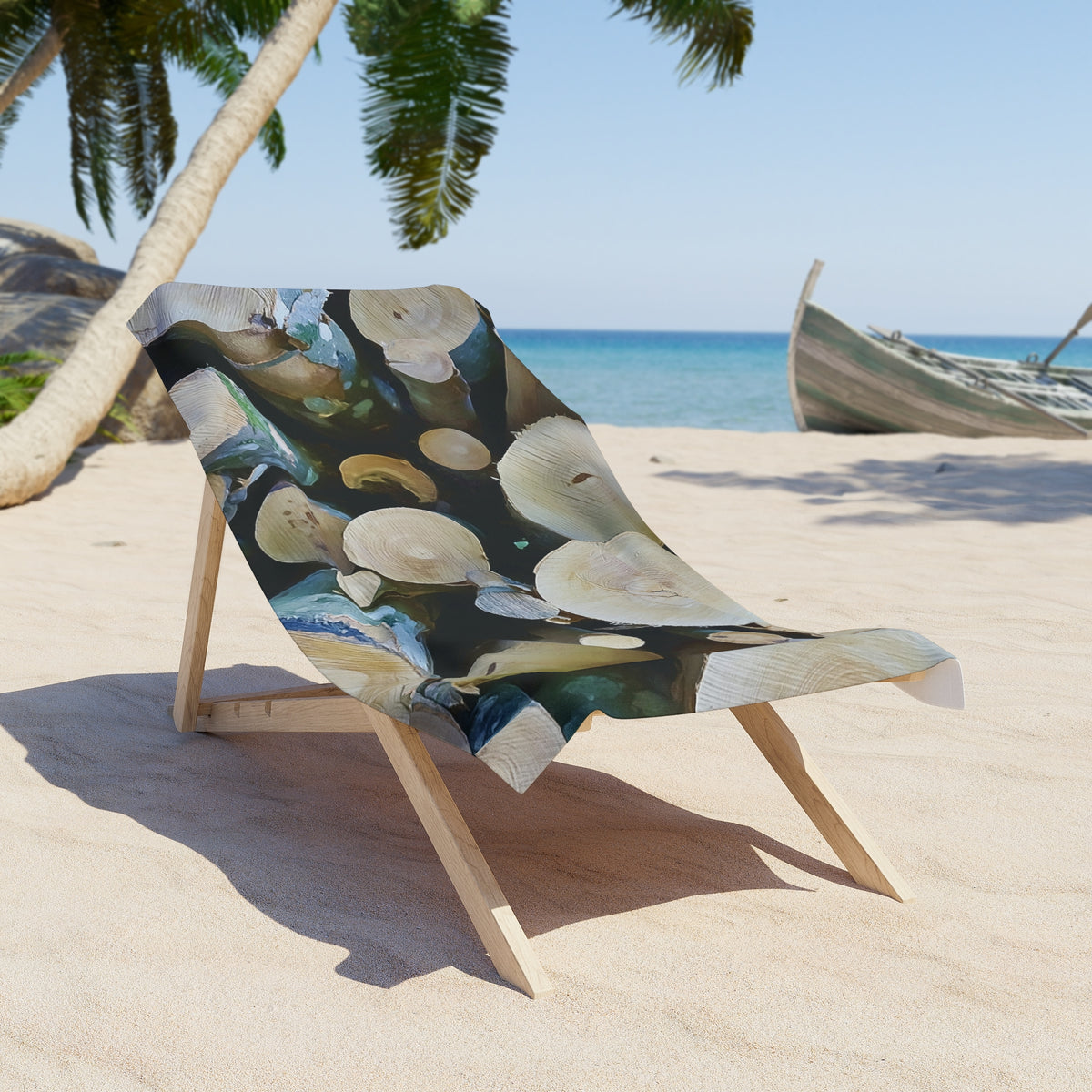 Beach Towel – Wooden Trunks (Variant 1)
