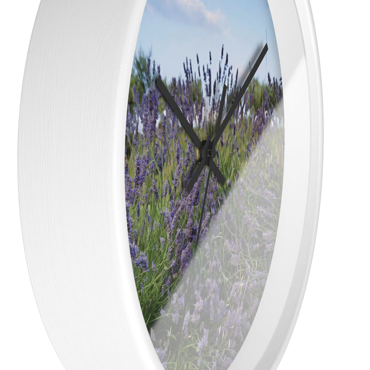 Wall Clock - Flower of Lavender (Variant 1)