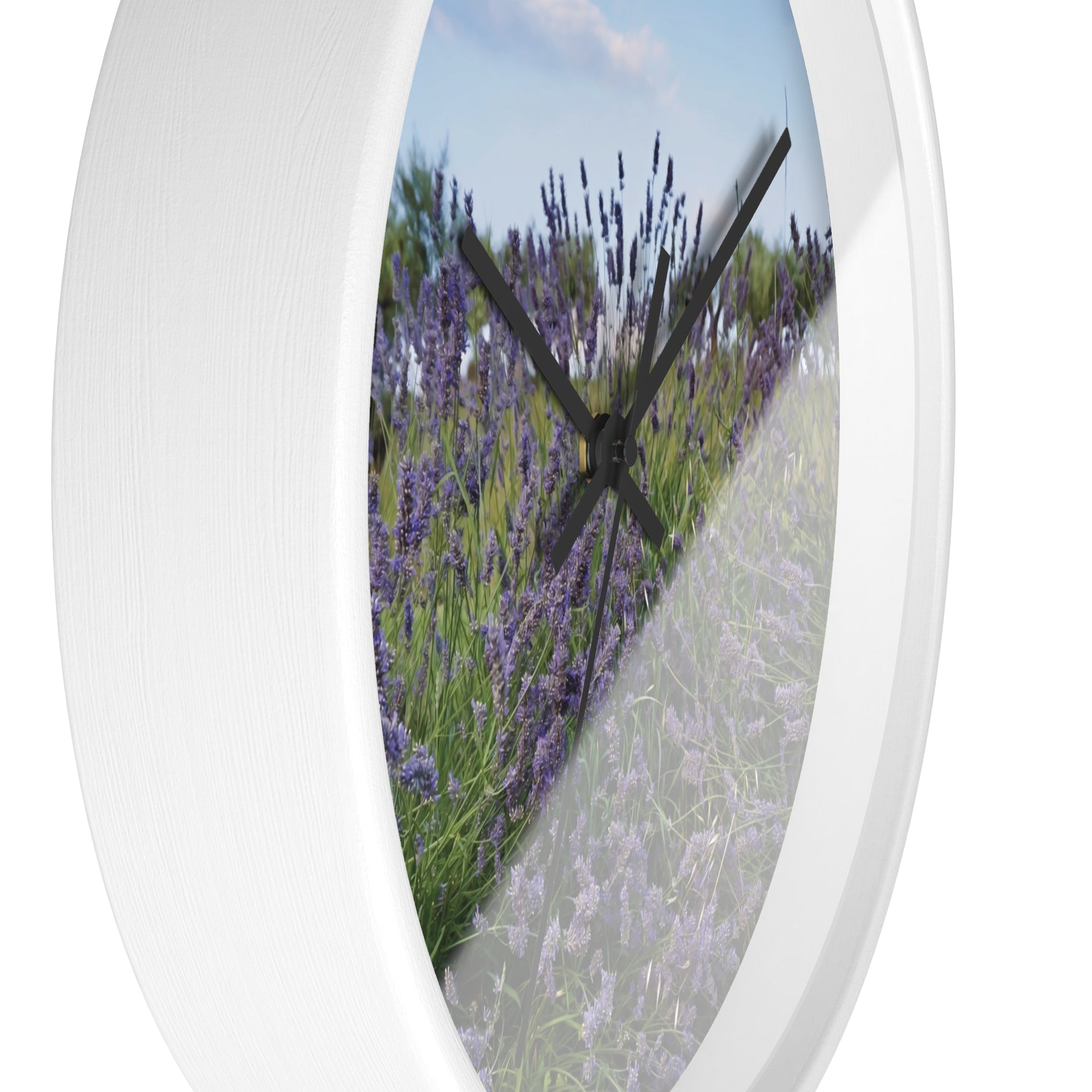 Wall Clock - Flower of Lavender (Variant 1)