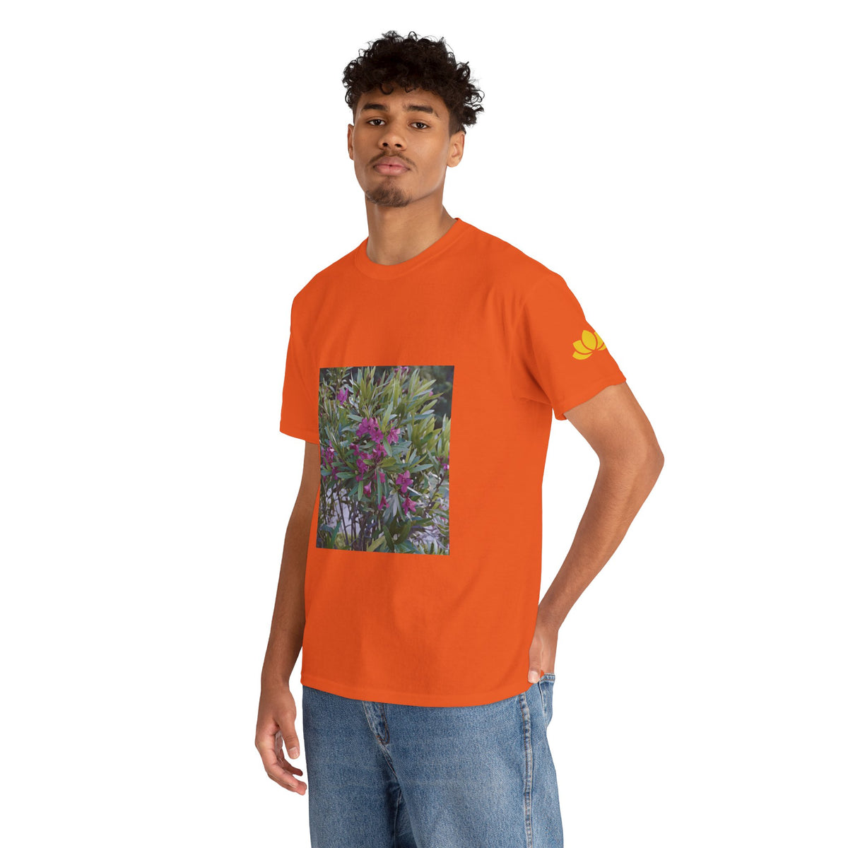 Unisex Heavy Cotton Tee - Flower of Oleander