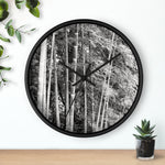 Wall Clock - Bamboo (B&W Variant)