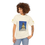Unisex Heavy Cotton Tee - Nepal, Buddha's Eyes (Variant 1)
