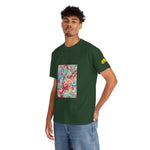 Unisex Heavy Cotton Tee - Poly Art - Apple's Tree Flower (Variant 3)