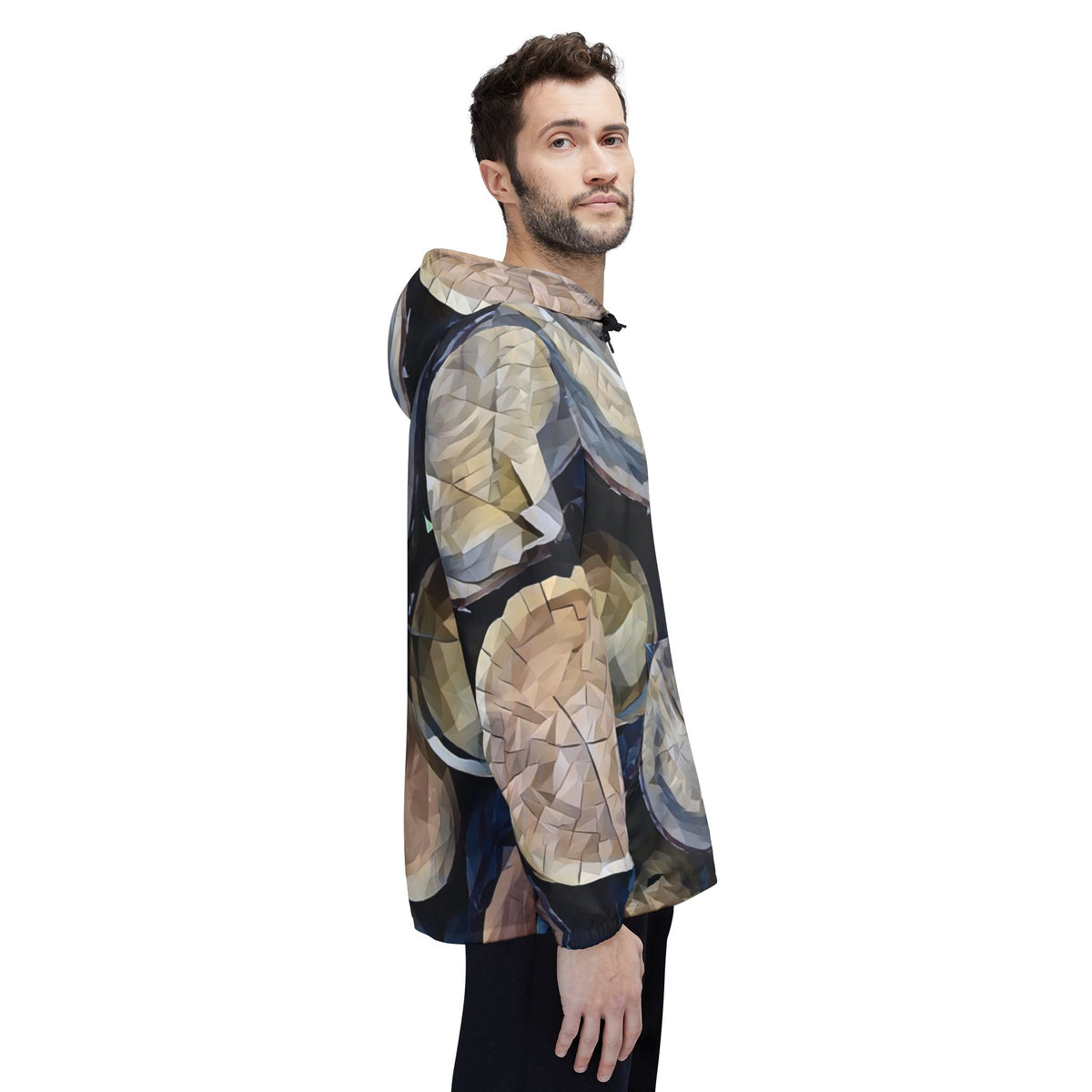 Windbreaker Jacket - Poly Art - Wooden Trunks (Variant 2)