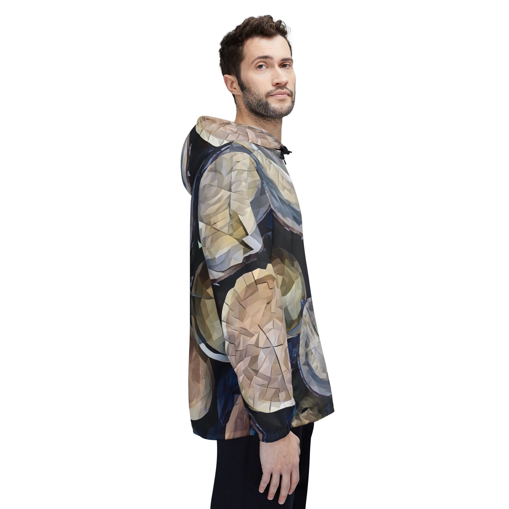 Windbreaker Jacket - Poly Art - Wooden Trunks (Variant 2)