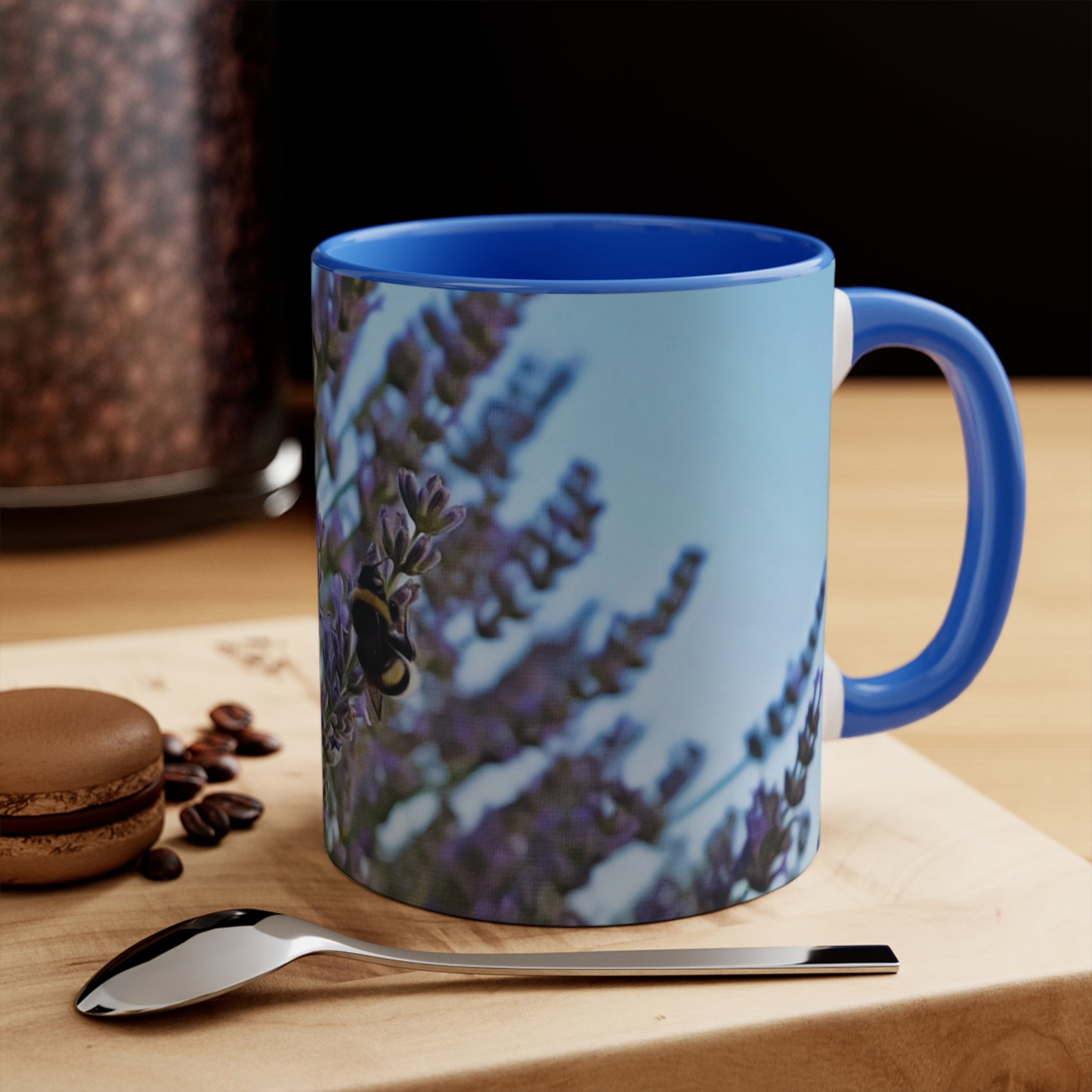 Mug 11oz - Flower of Lavender with Bombus Insect (Variant 1)