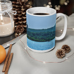 Ceramic White Cup 15oz - China, a river