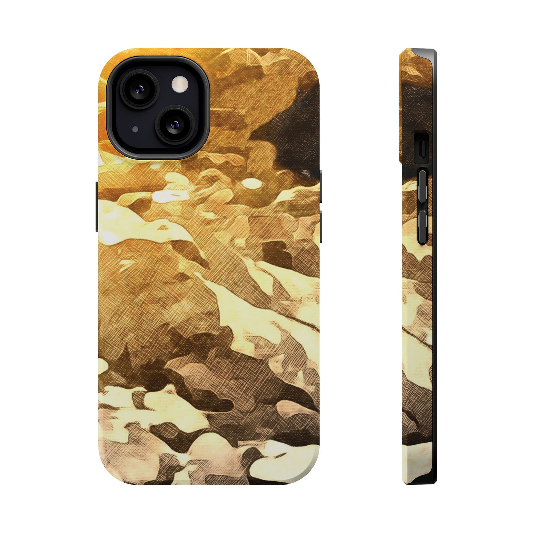 Magnetic Tough Phone Case - Golden Reflections (Variant 1)