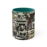 Mug 11oz - Nepal, Bodhisattvas Stone Sculptures
