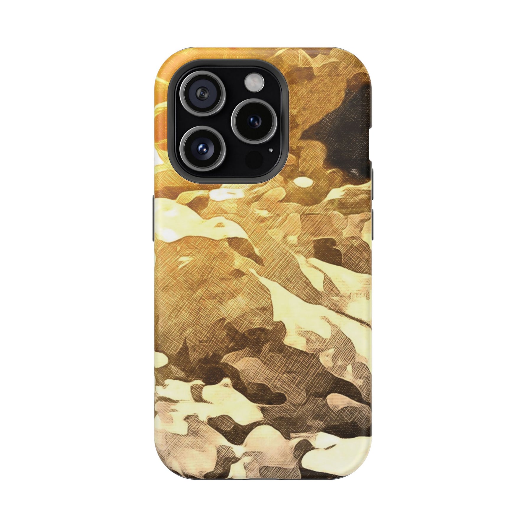 Magnetic Tough Phone Case - Golden Reflections (Variant 1)