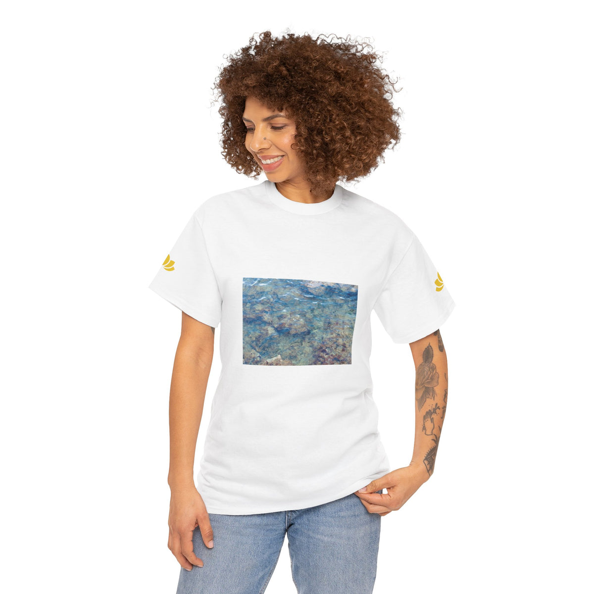 Unisex Heavy Cotton Tee - Sea (Variant 3)
