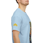 Unisex Heavy Cotton Tee - Poly Art - Flower of Daisies (Variant 2)
