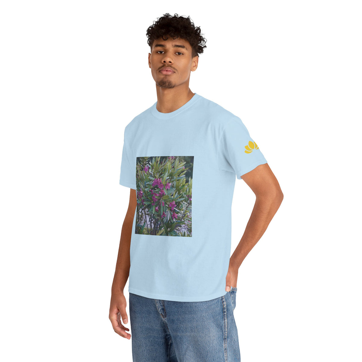 Unisex Heavy Cotton Tee - Flower of Oleander