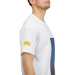 Unisex Heavy Cotton Tee - Nepal, Buddha's Eyes (Variant 3)